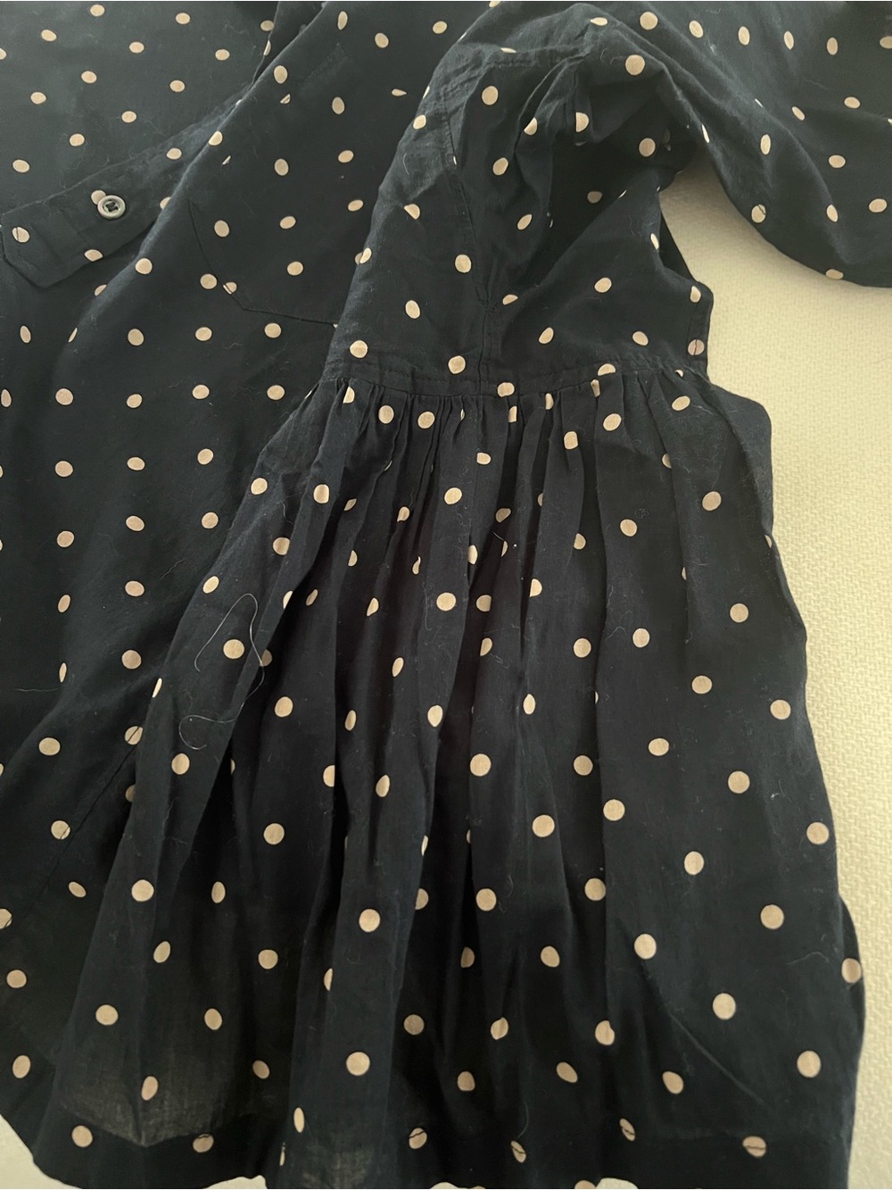 Isabel Marant Black Blouse with Cream Polka Dots - Picture 6 of 9